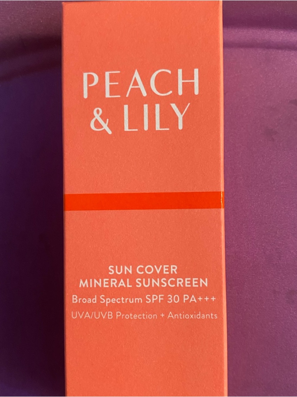 Peach and Lily Sun Cover Mineral Sunscreen SPF 30